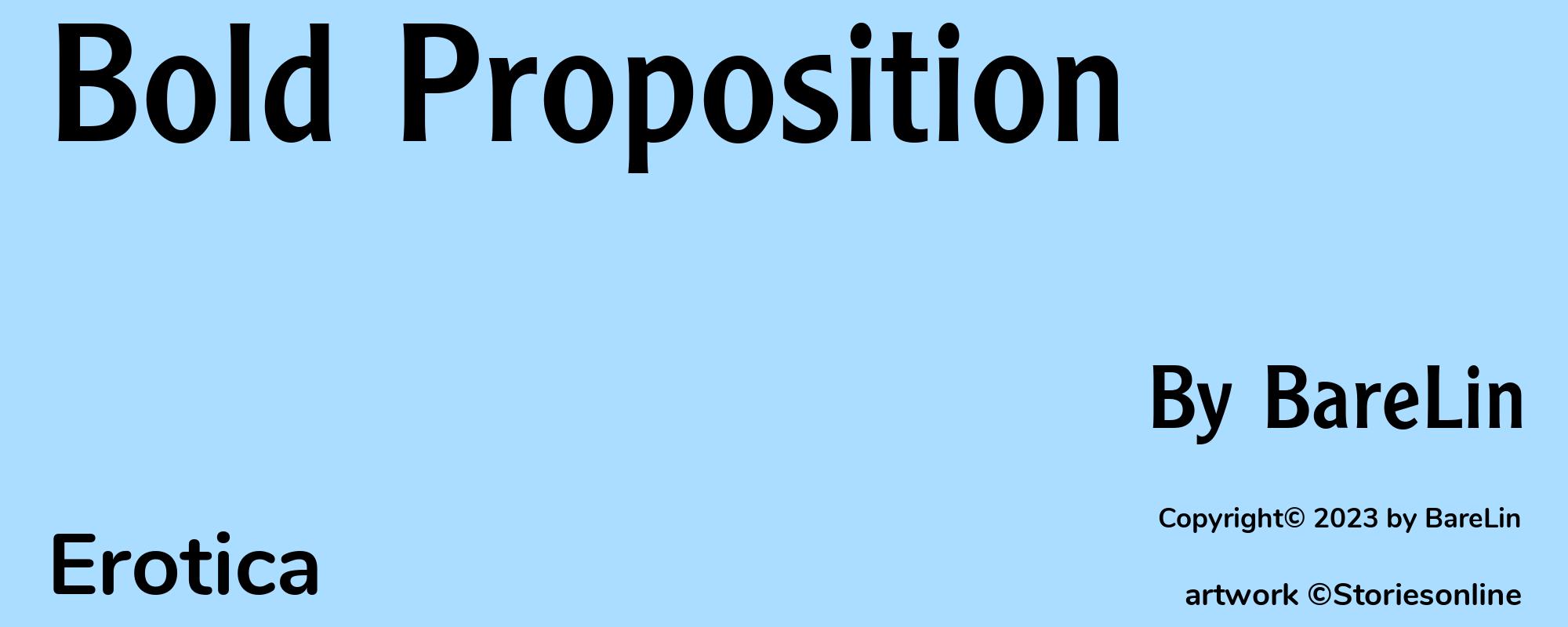 Bold Proposition - Cover