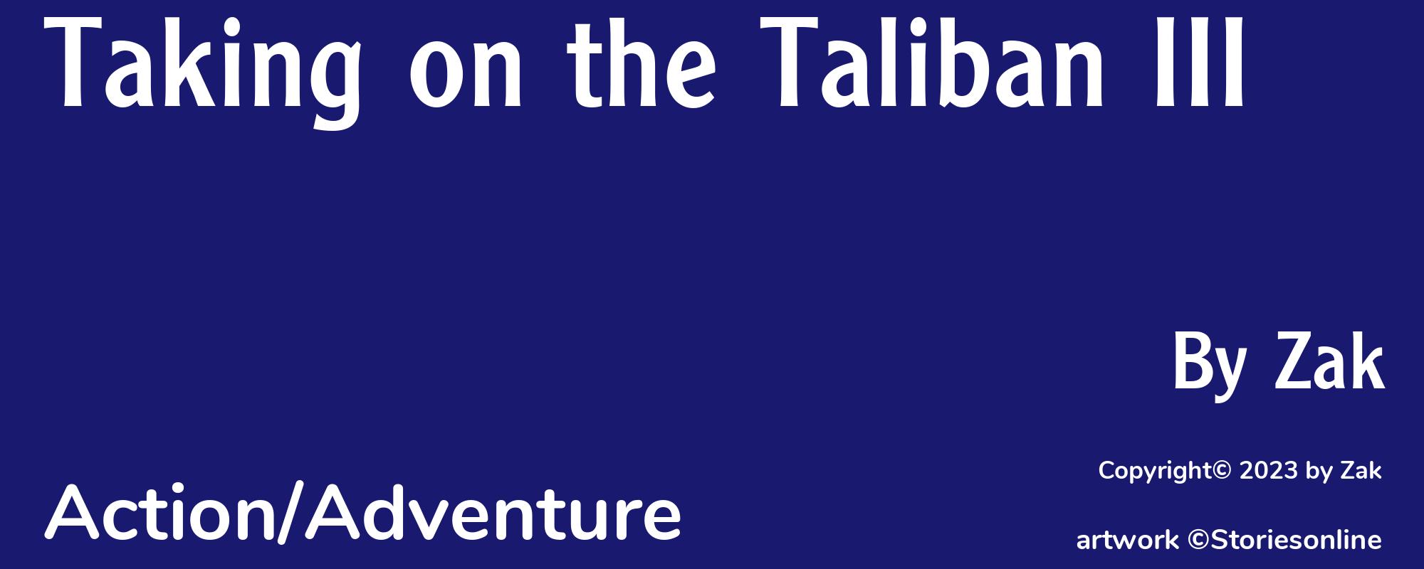 Taking on the Taliban III - Cover