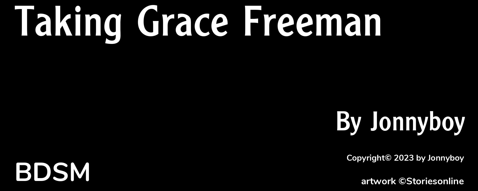 Taking Grace Freeman - Cover