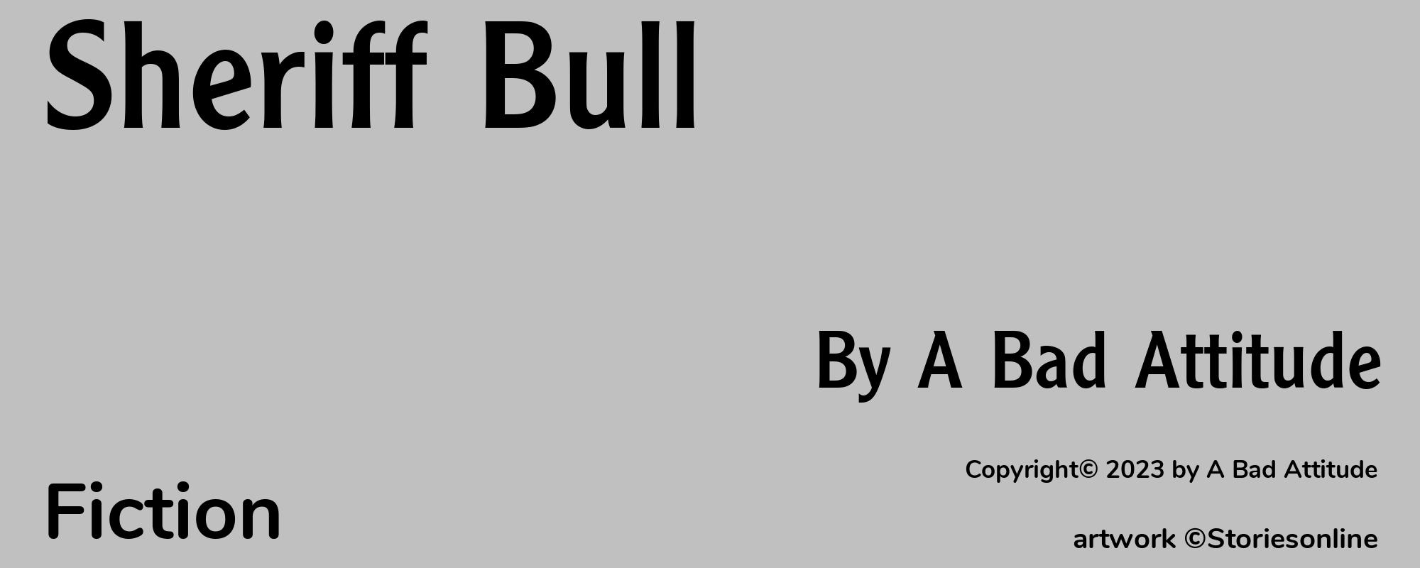 Sheriff Bull - Cover