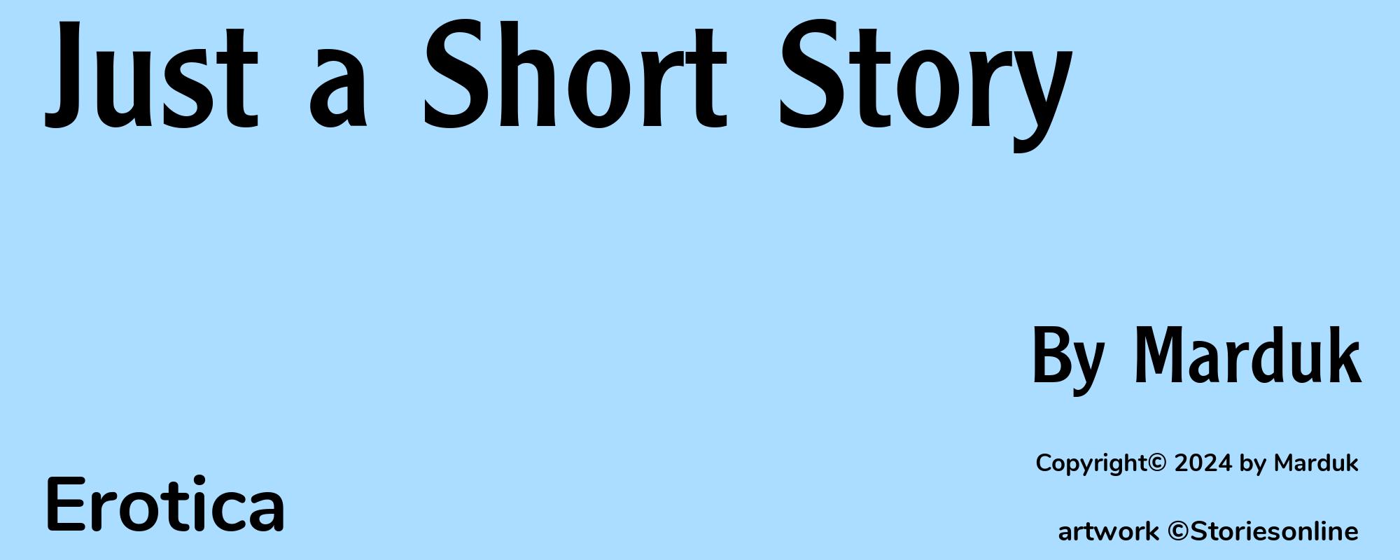 Just a Short Story - Cover
