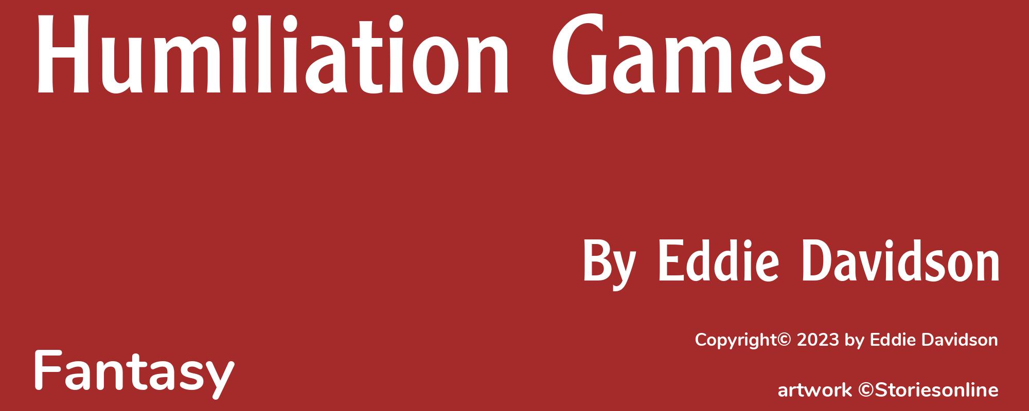 Humiliation Games - Cover