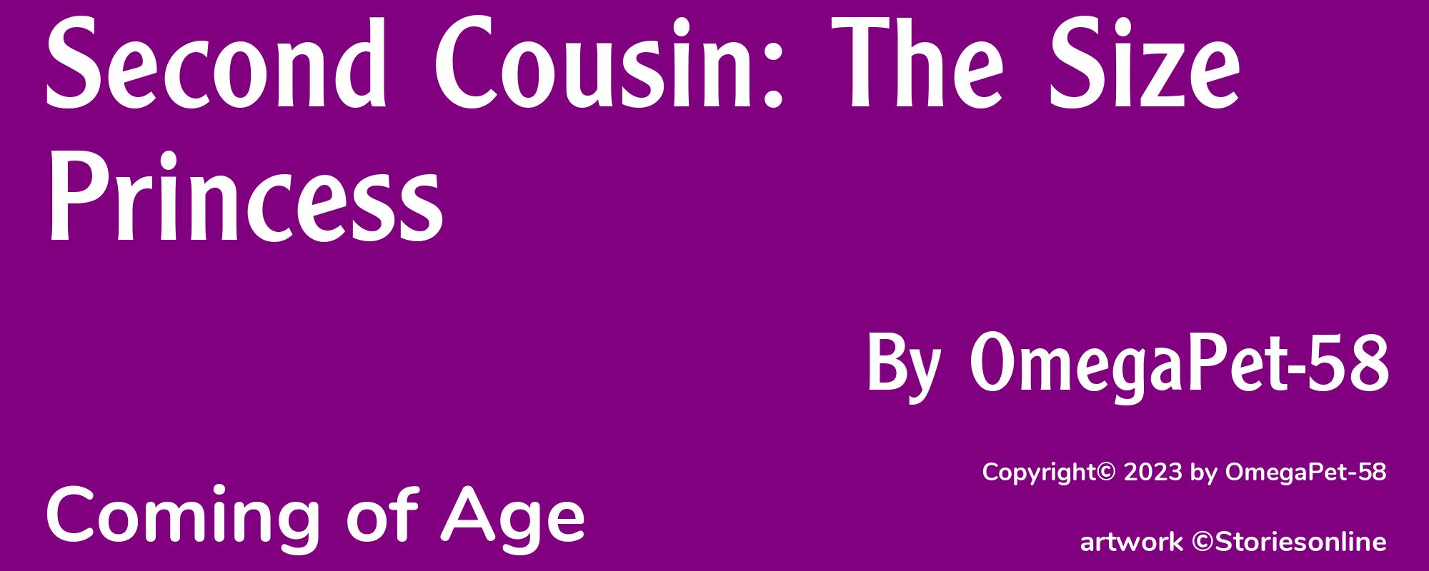 Second Cousin: The Size Princess - Cover