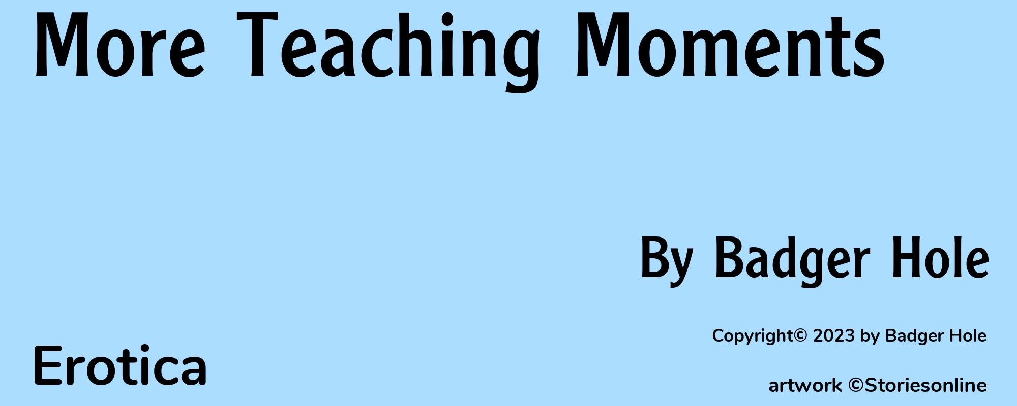More Teaching Moments - Cover