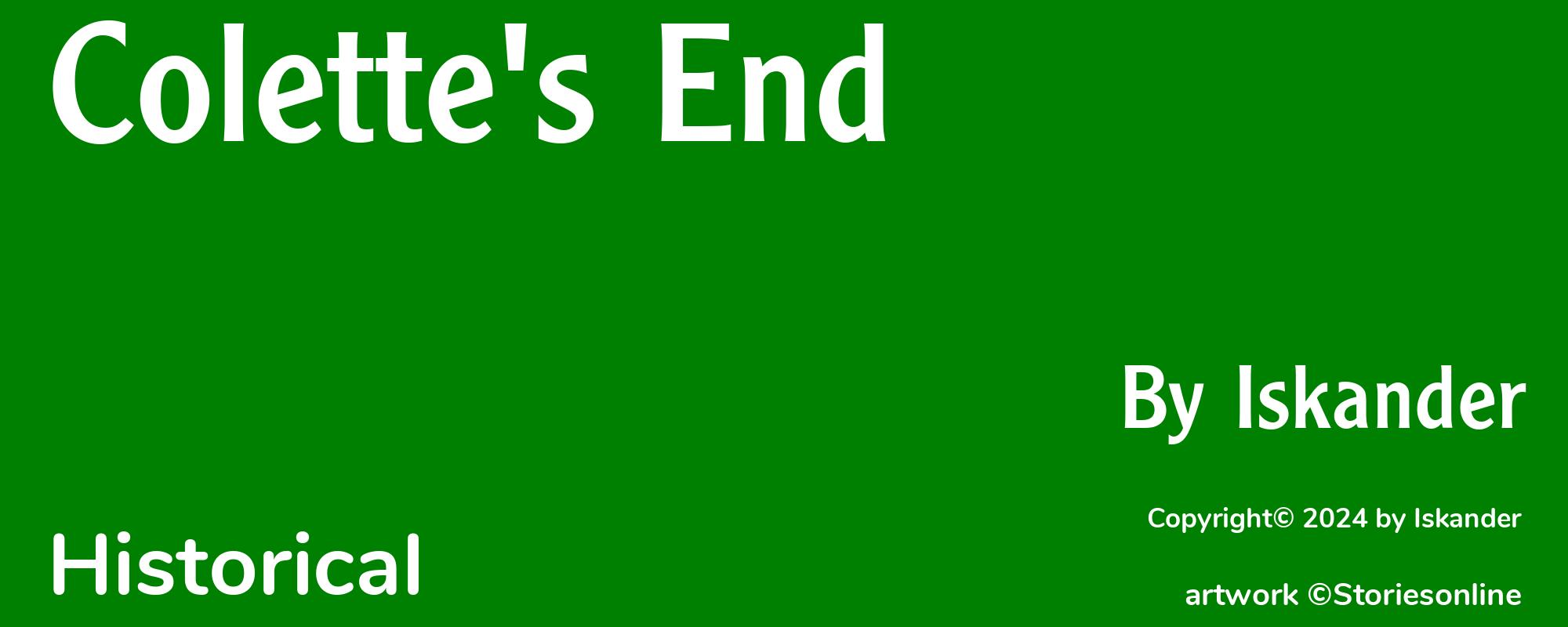 Colette's End - Cover