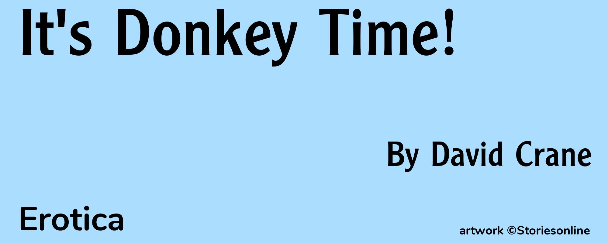 It's Donkey Time! - Cover