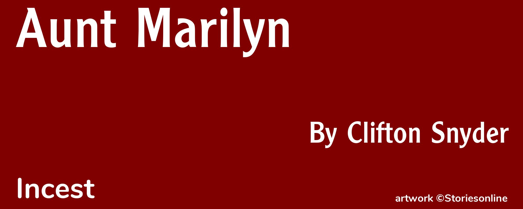 Aunt Marilyn - Cover