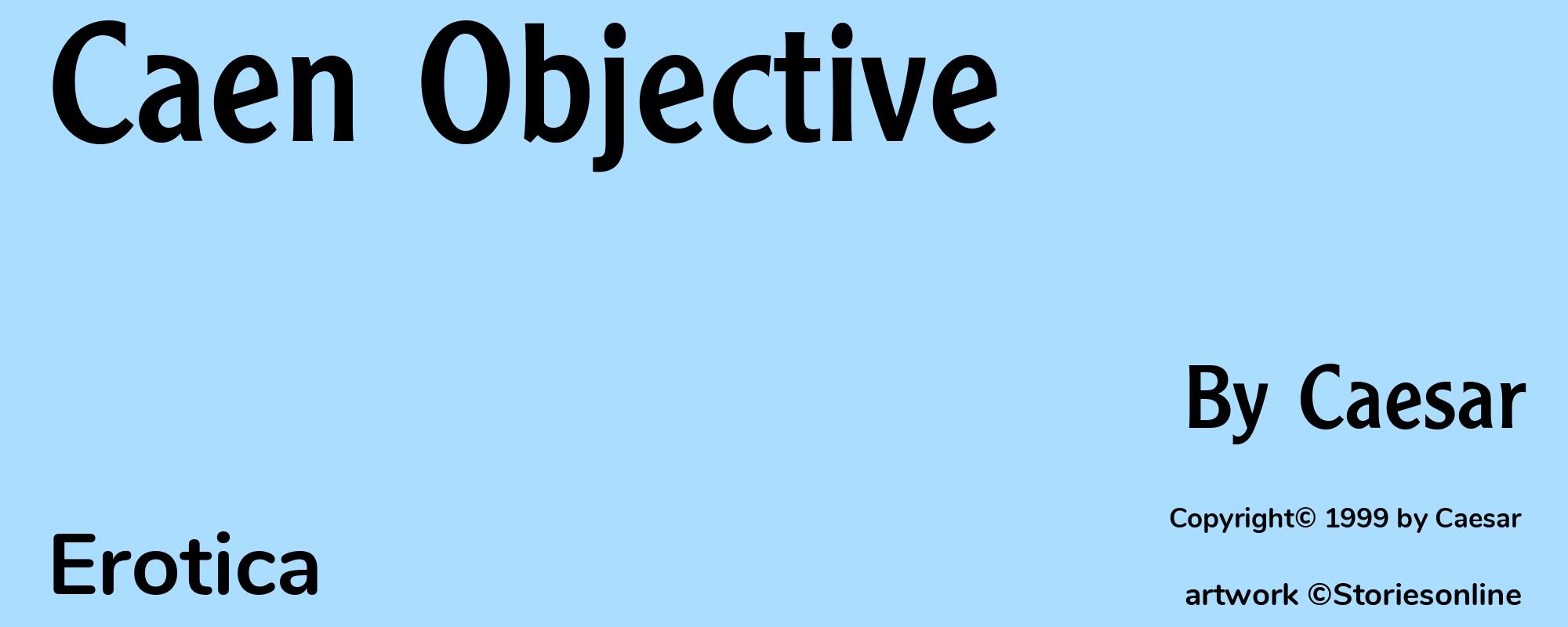 Caen Objective - Cover
