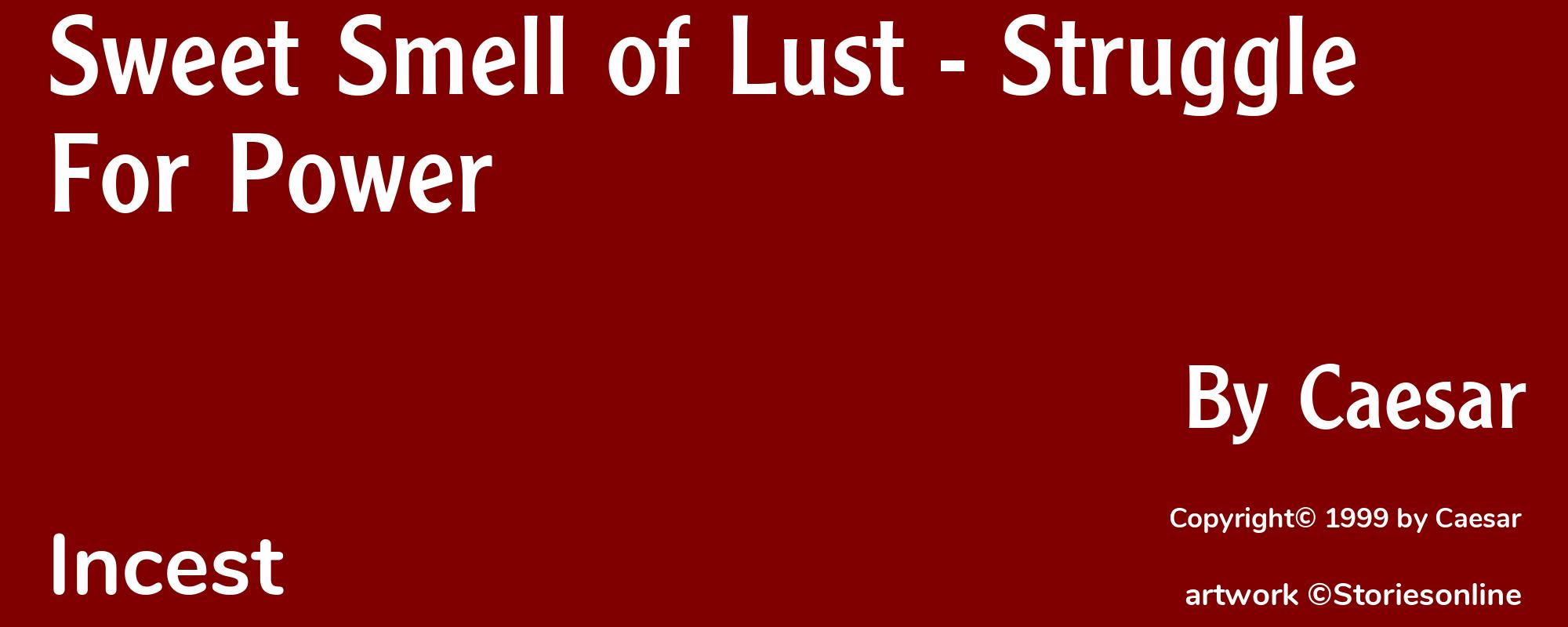 Sweet Smell of Lust - Struggle For Power - Cover