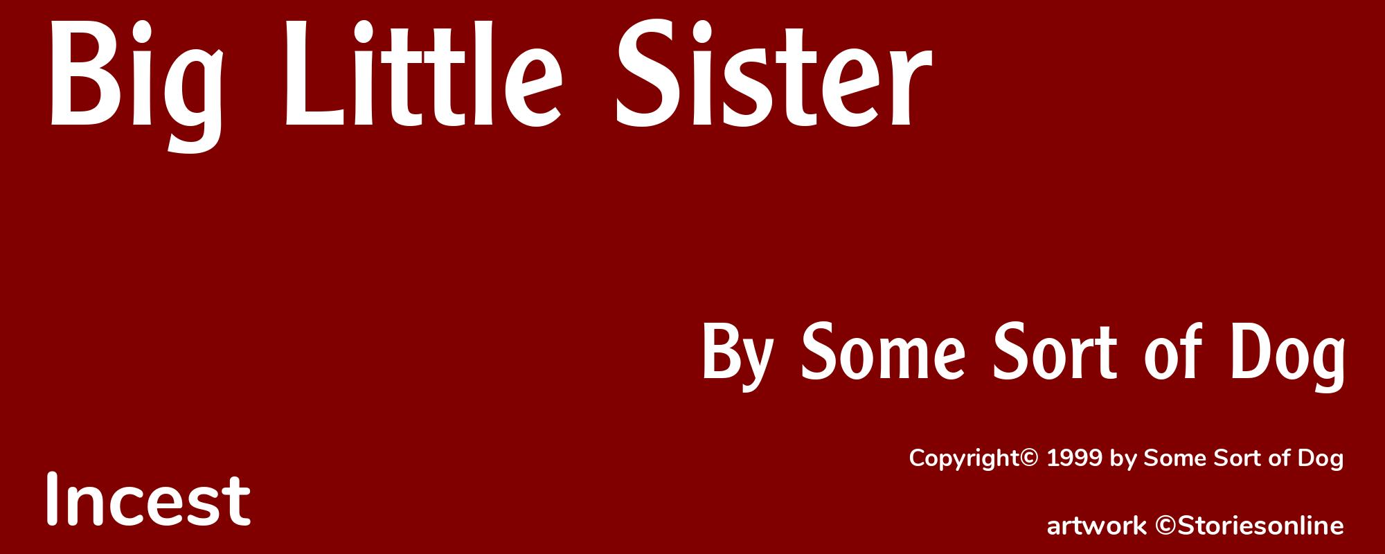 Big Little Sister - Cover