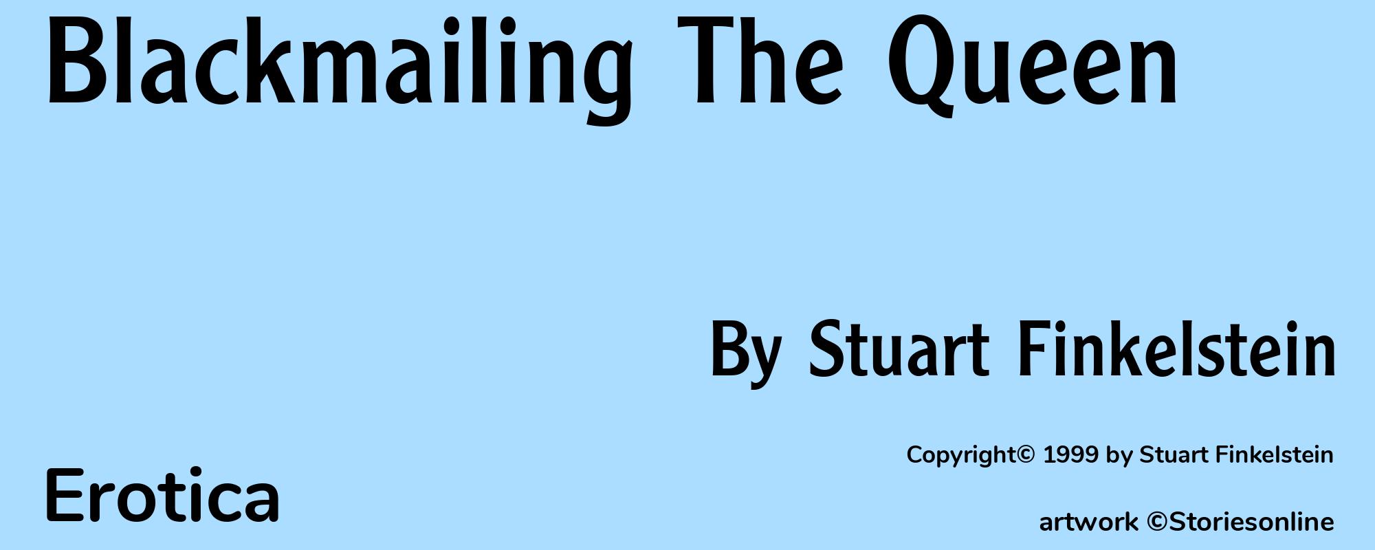 Blackmailing The Queen - Cover