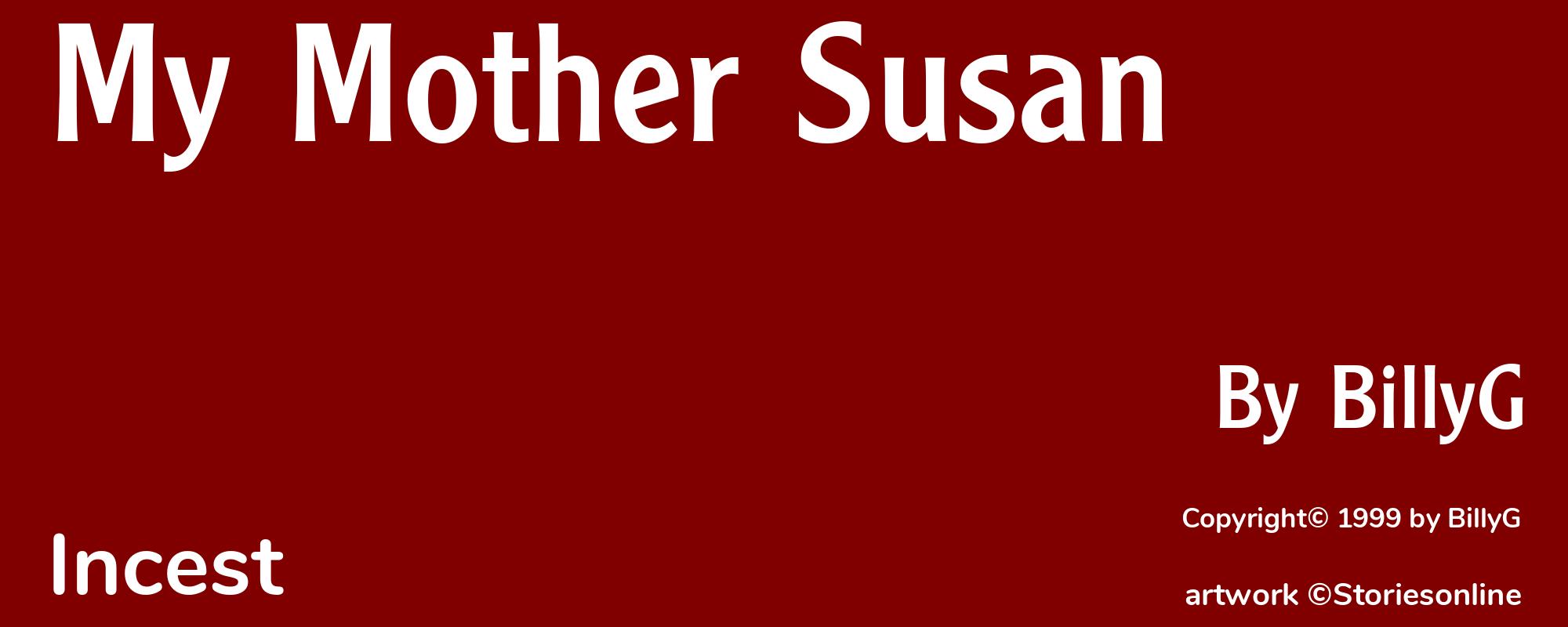 My Mother Susan - Cover
