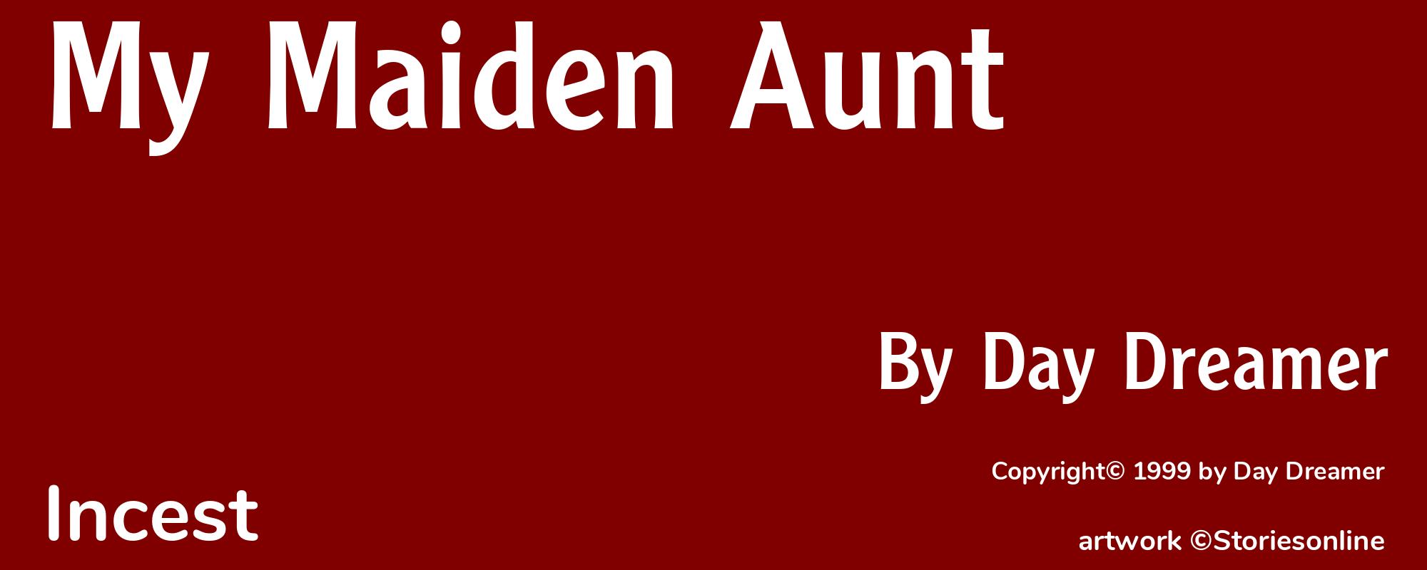 My Maiden Aunt - Cover
