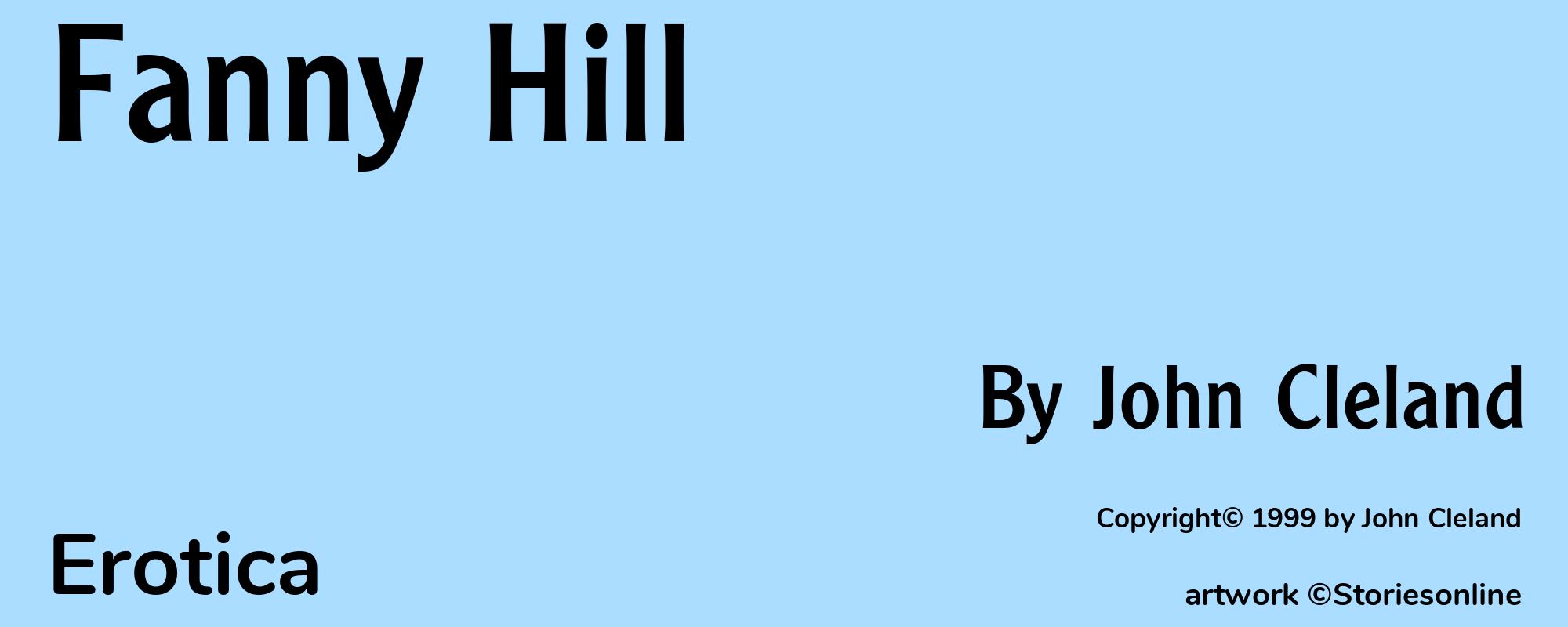 Fanny Hill - Cover