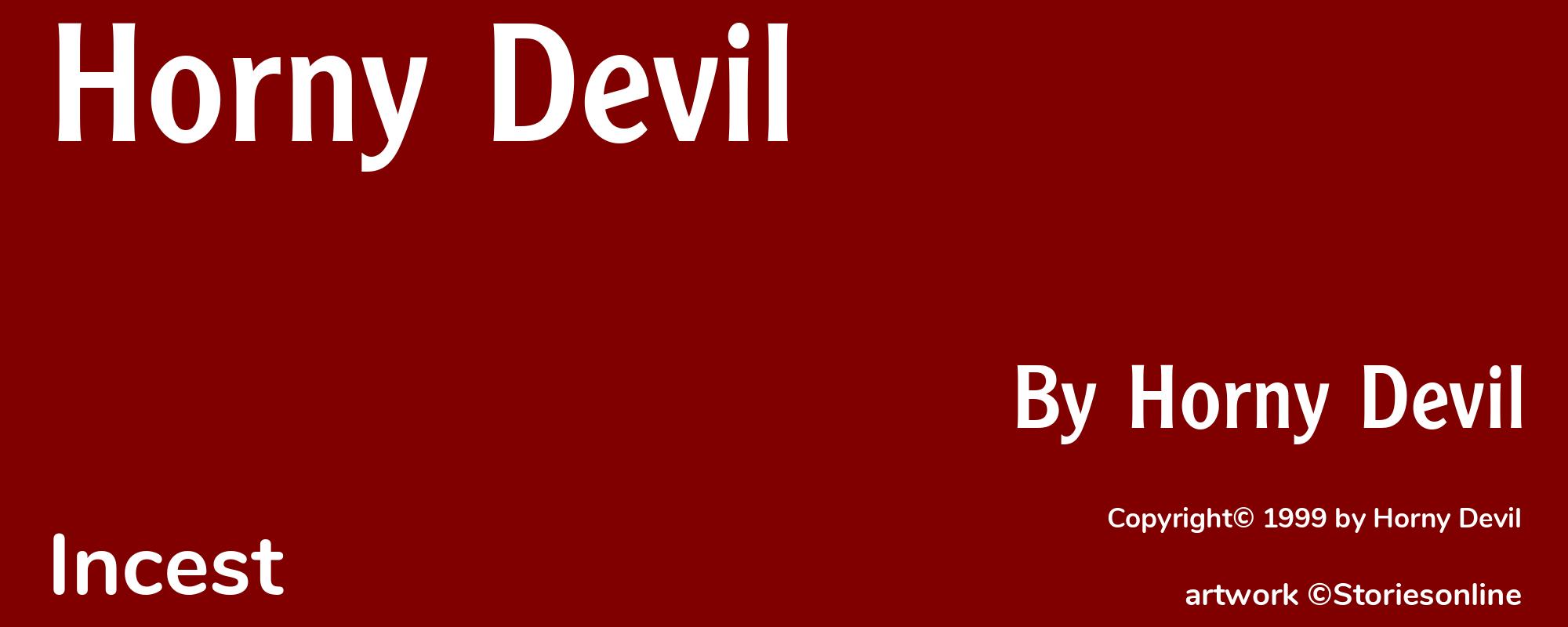 Horny Devil - Cover