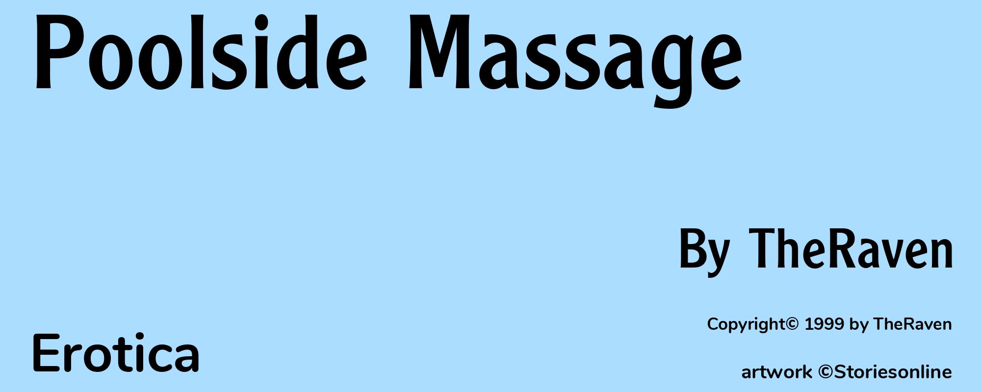 Poolside Massage - Cover