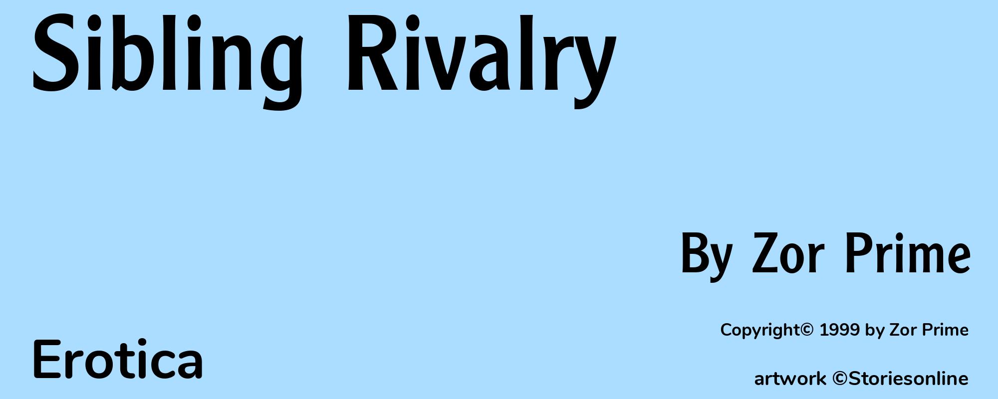 Sibling Rivalry - Cover