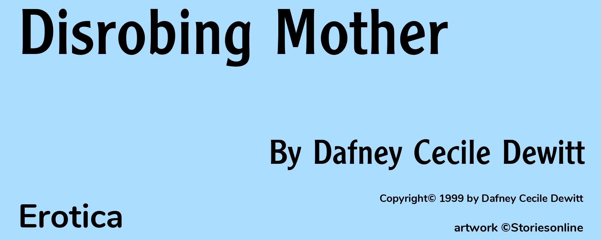 Disrobing Mother - Cover
