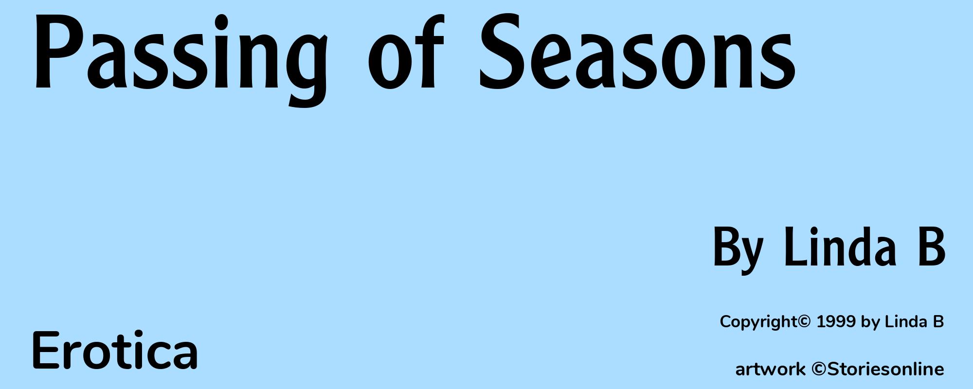Passing of Seasons - Cover