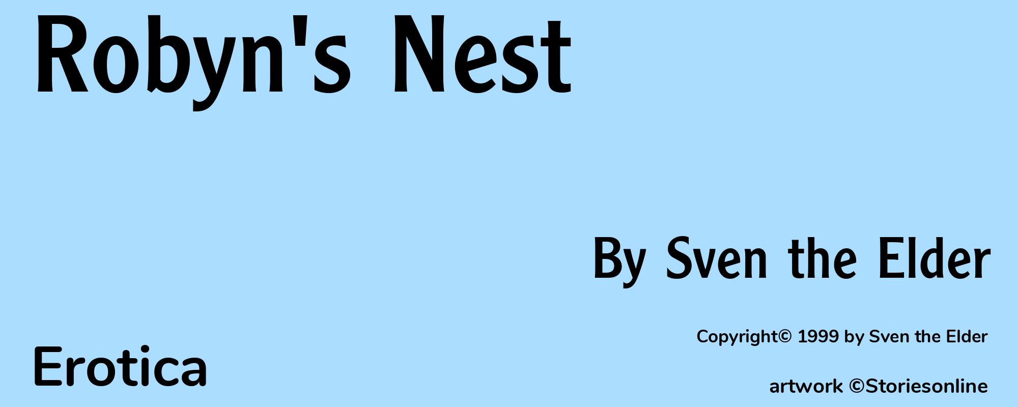 Robyn's Nest - Cover