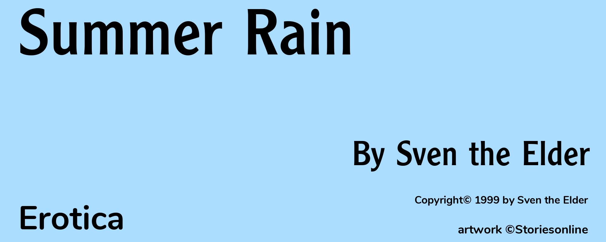 Summer Rain - Cover