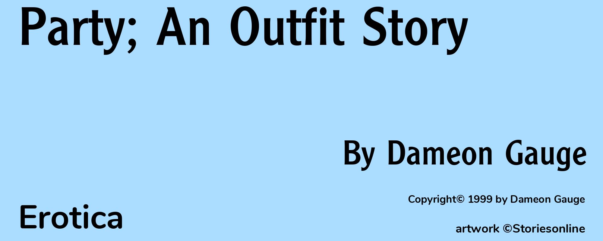 Party; An Outfit Story - Cover