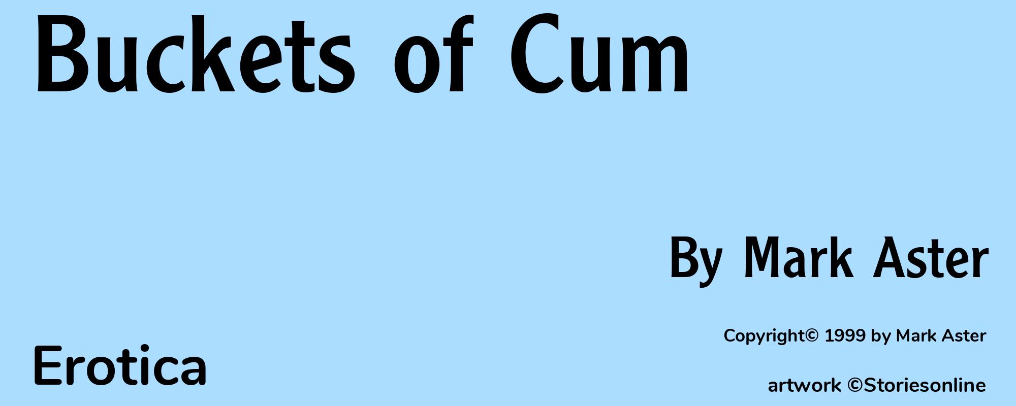 Buckets of Cum - Cover