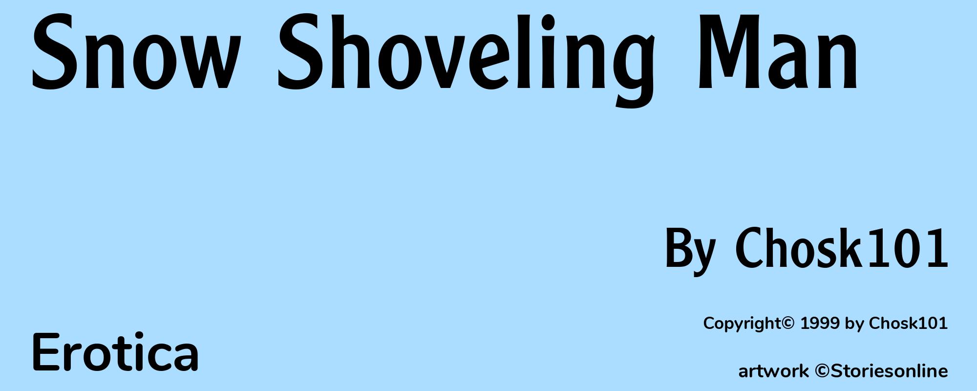 Snow Shoveling Man - Cover