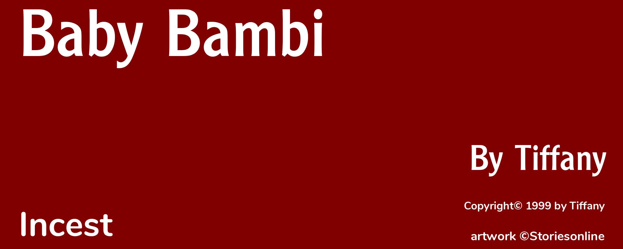 Baby Bambi - Cover