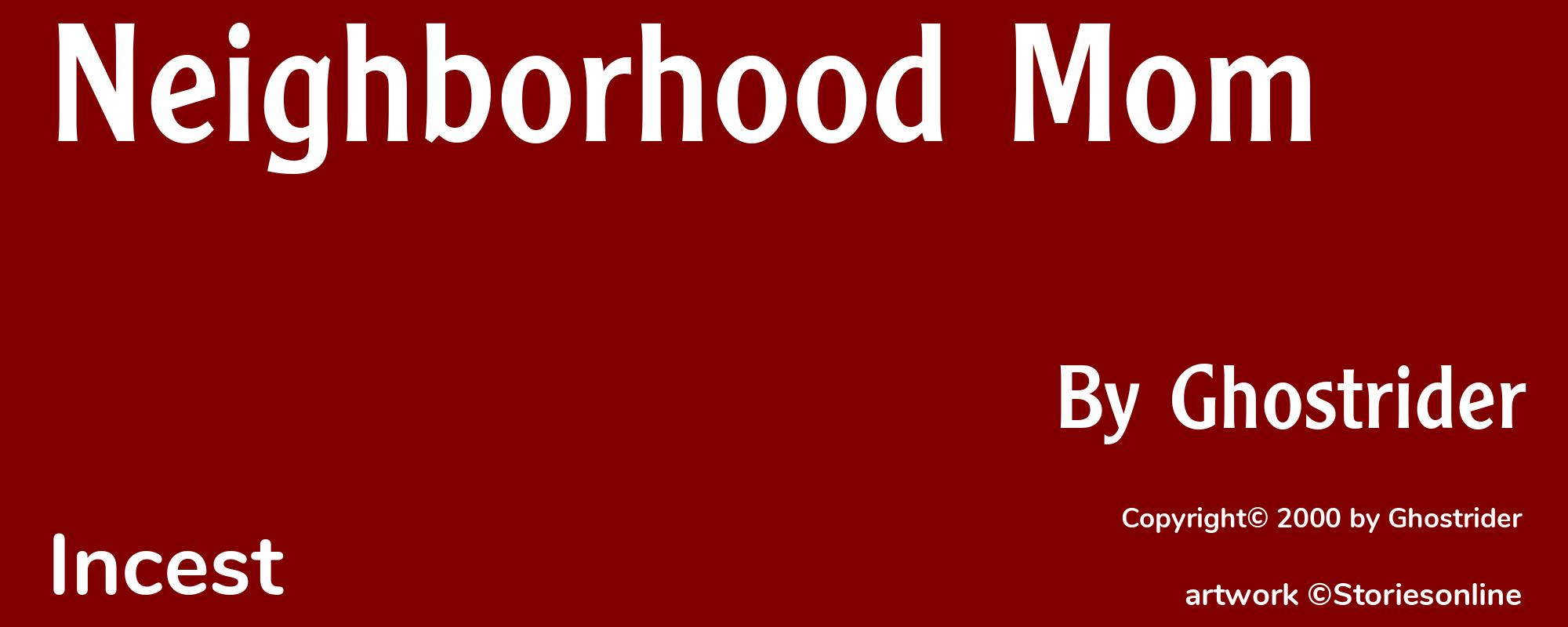 Neighborhood Mom - Cover