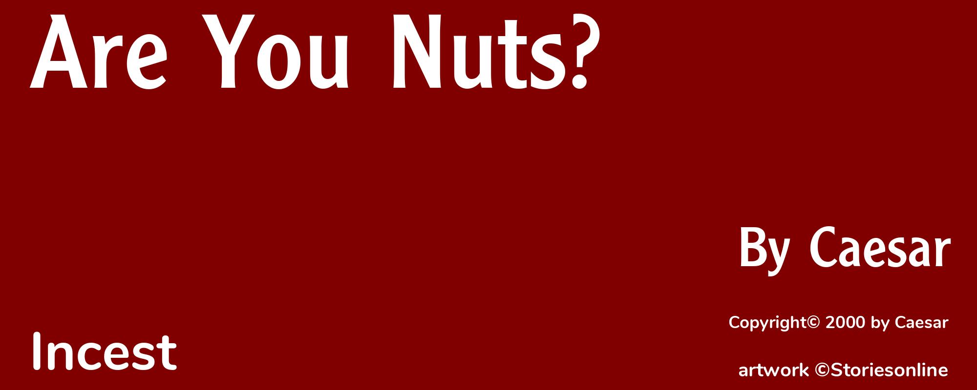 Are You Nuts? - Cover