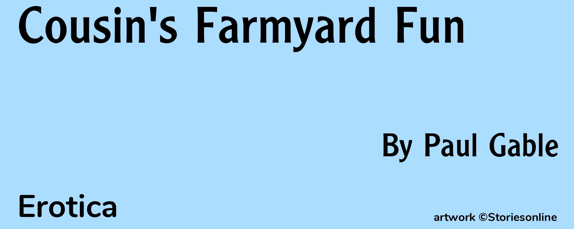Cousin's Farmyard Fun - Cover