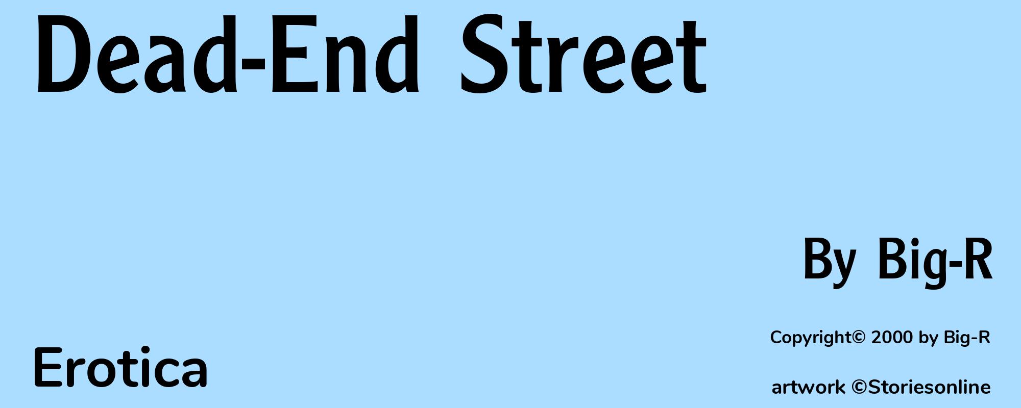 Dead-End Street - Cover