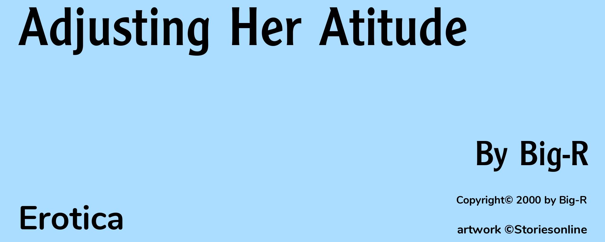 Adjusting Her Atitude - Cover