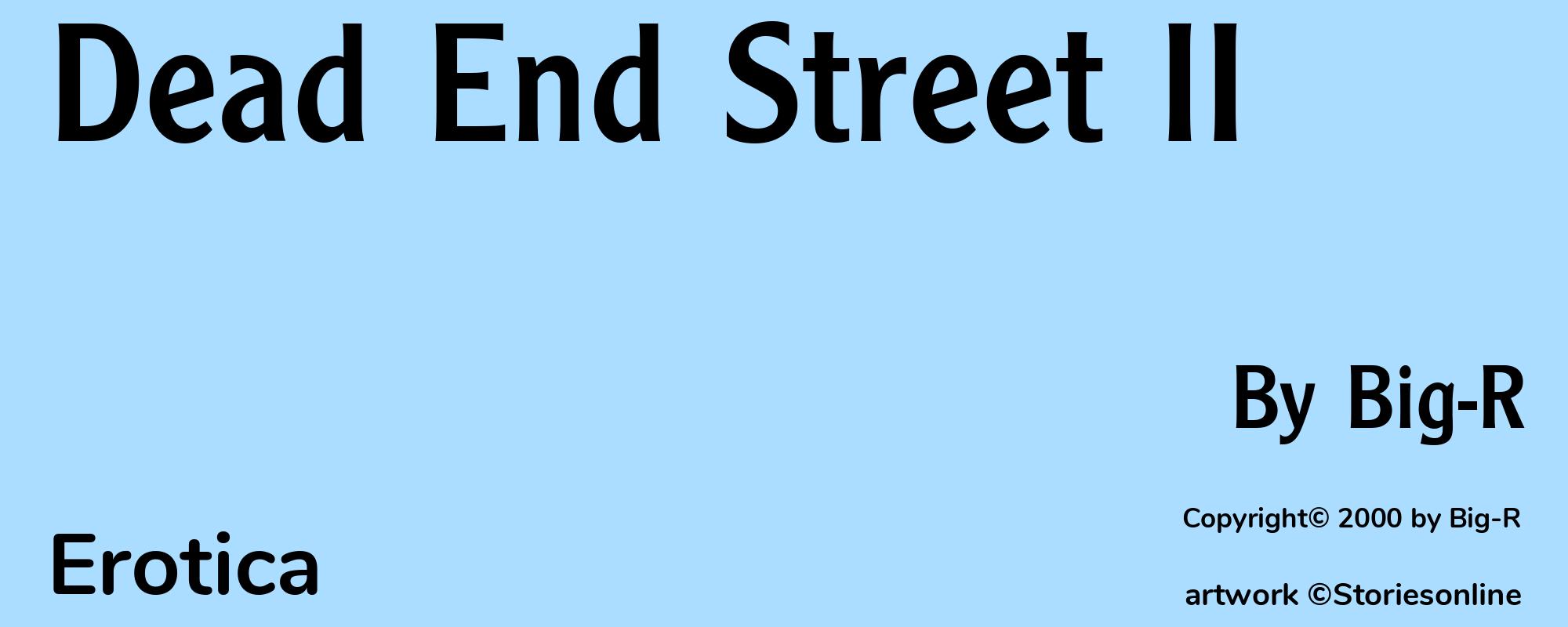 Dead End Street II - Cover