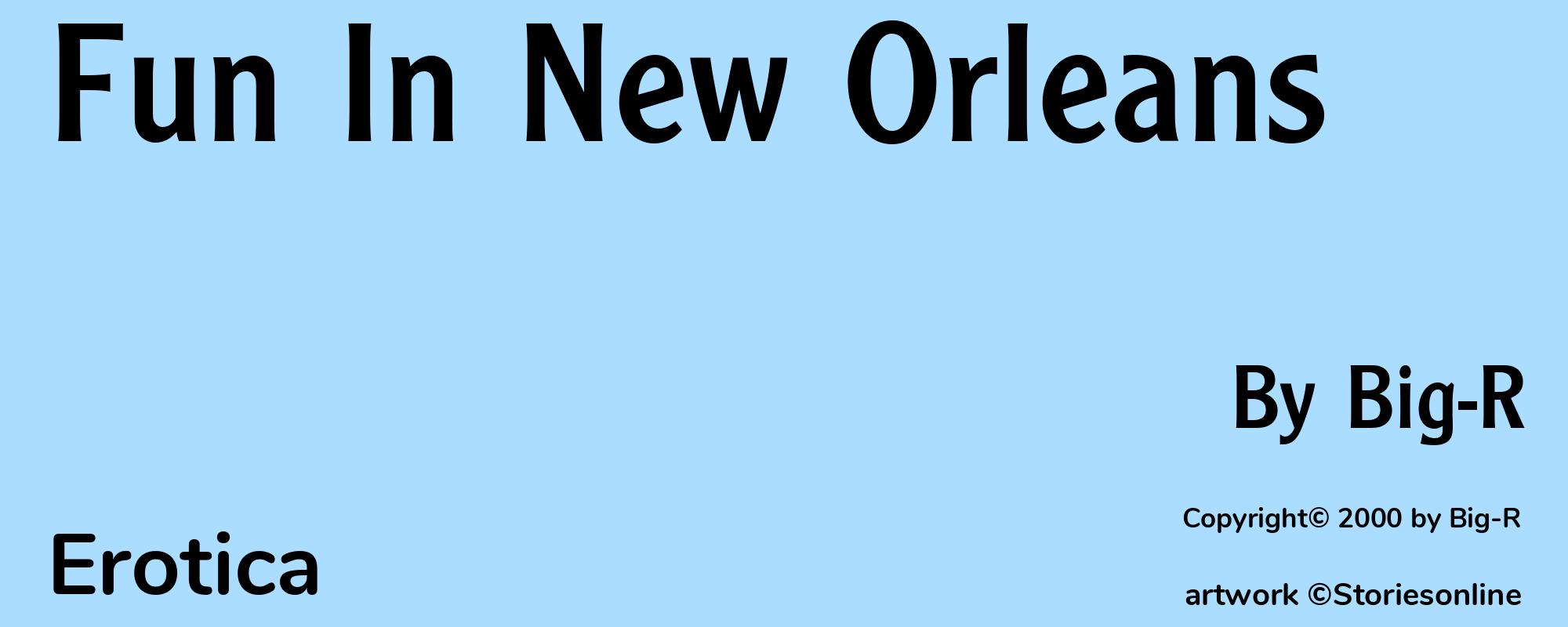 Fun In New Orleans - Cover