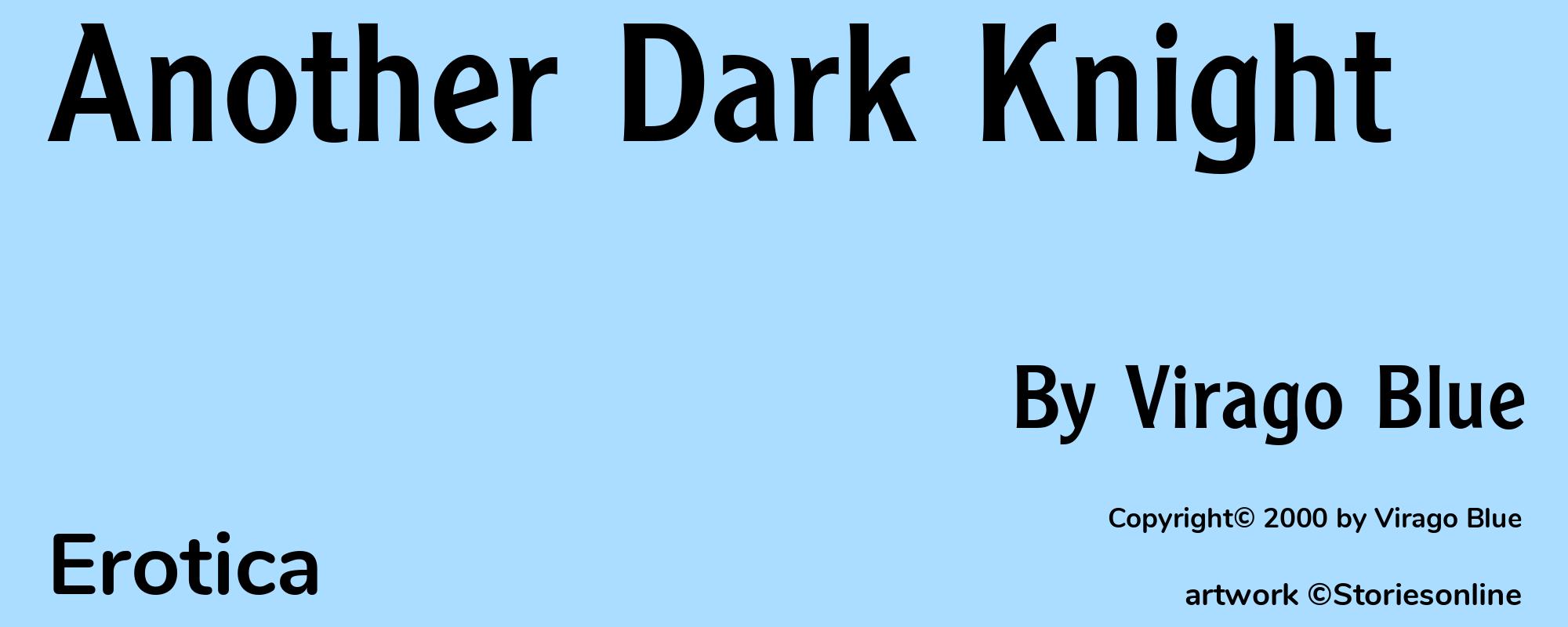 Another Dark Knight - Cover