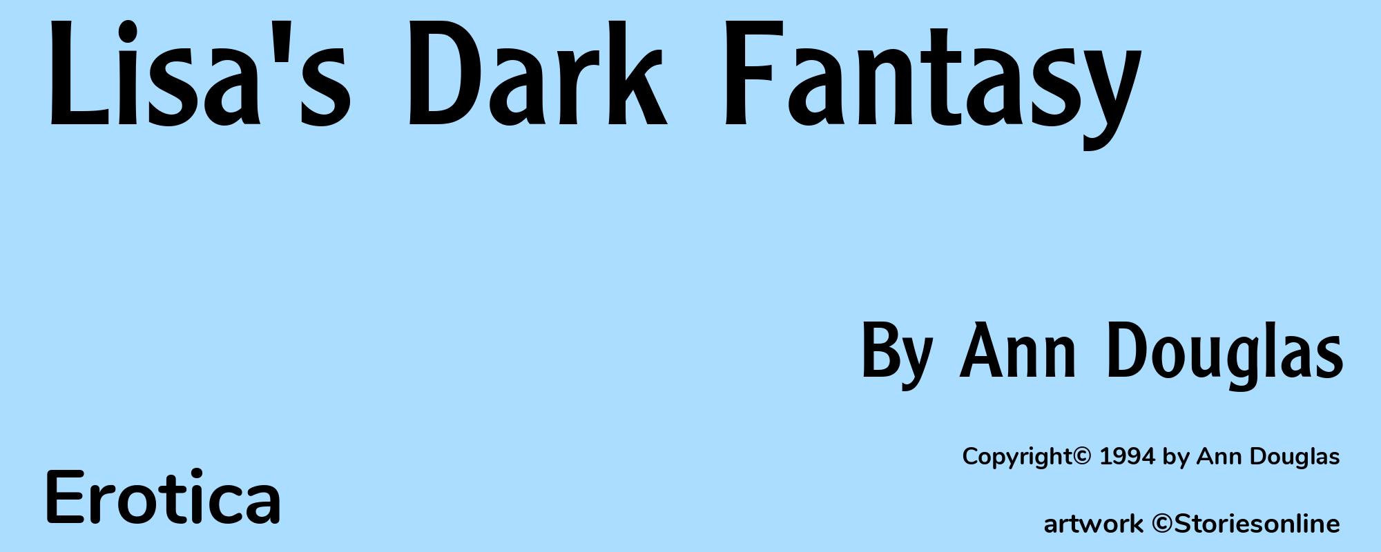 Lisa's Dark Fantasy - Cover