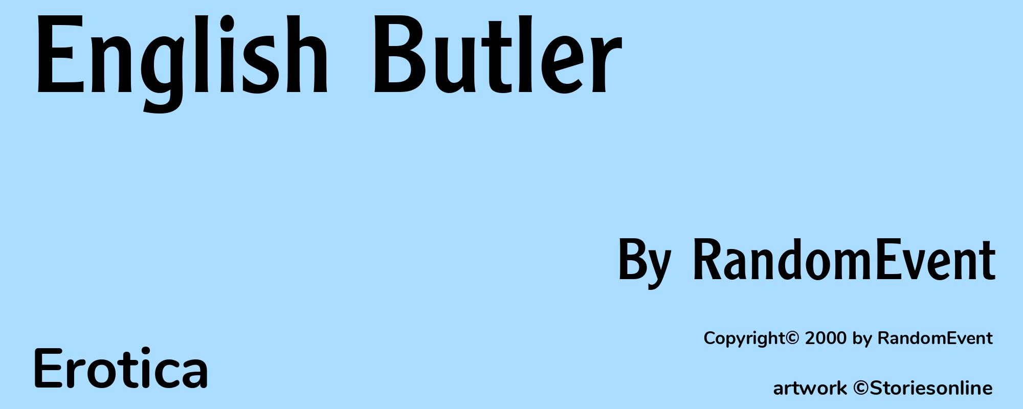 English Butler - Cover