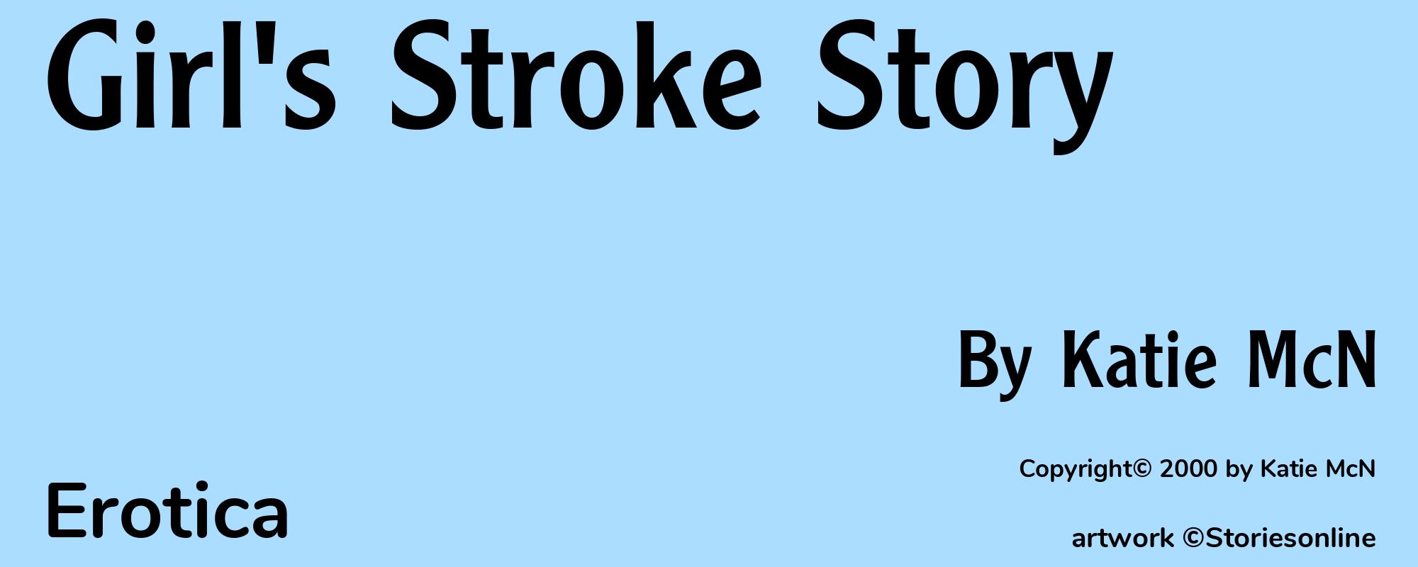 Girl's Stroke Story - Cover