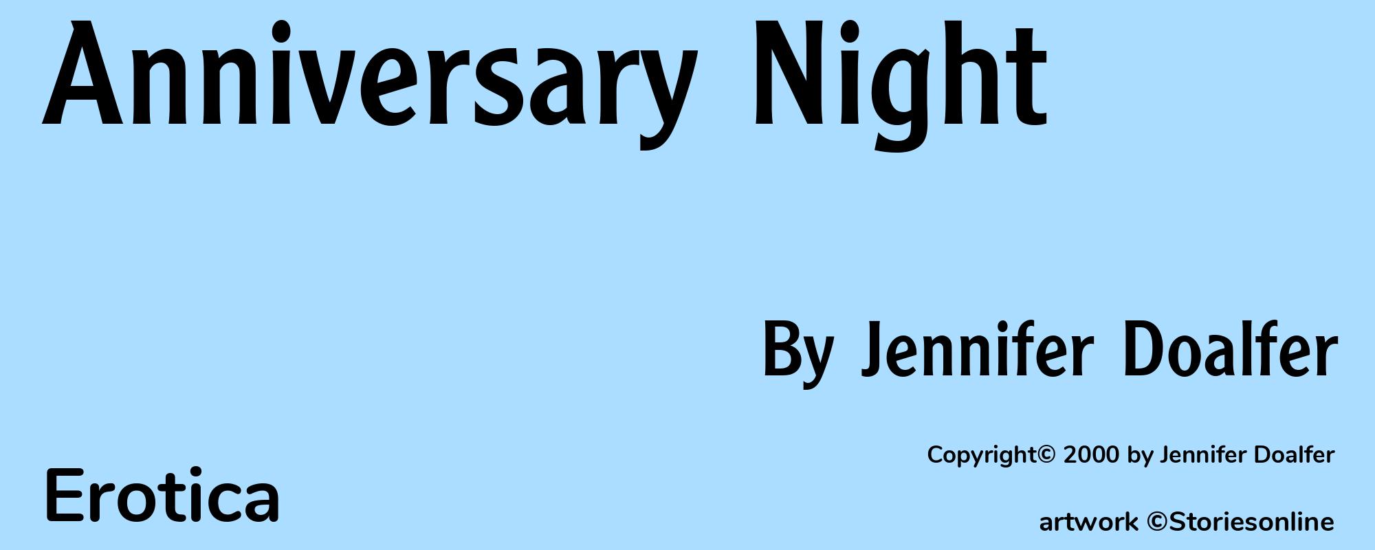 Anniversary Night - Cover