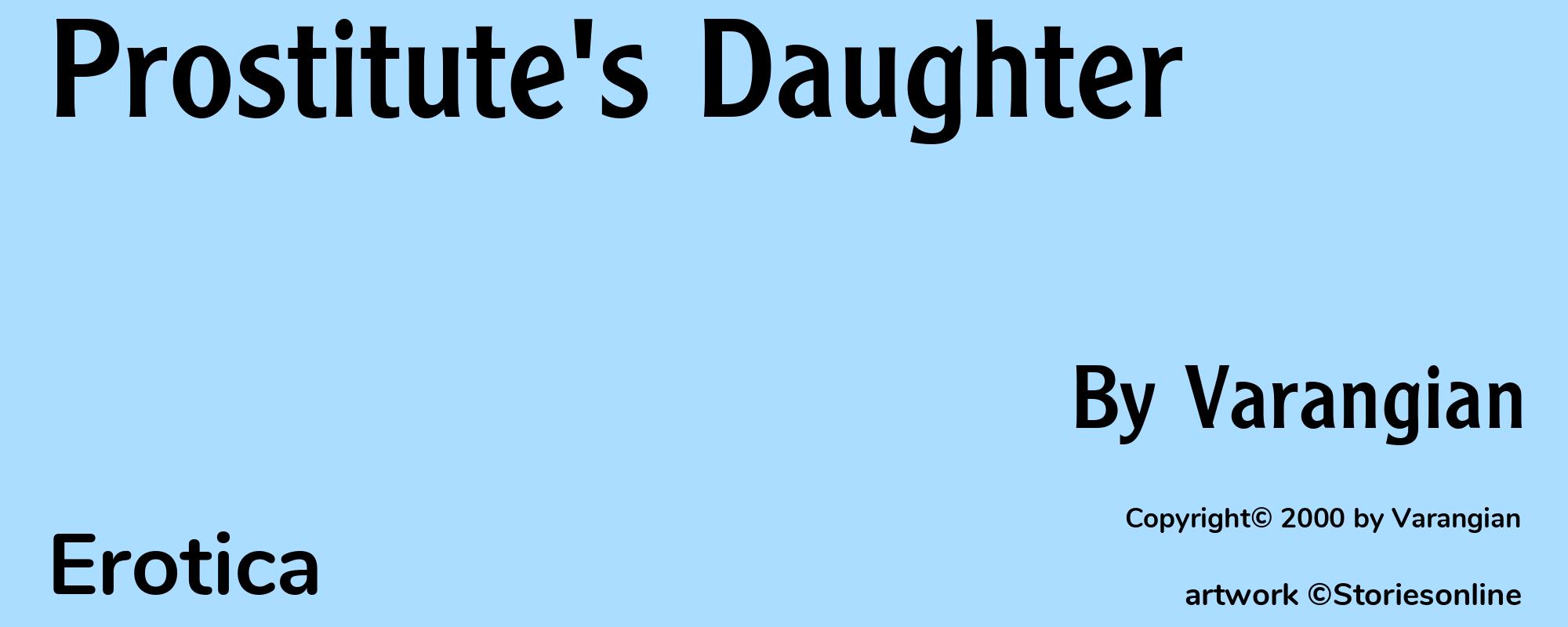 Prostitute's Daughter - Cover