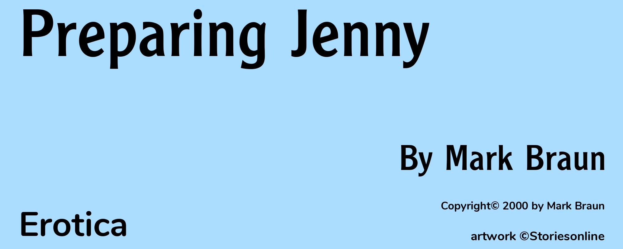 Preparing Jenny - Cover