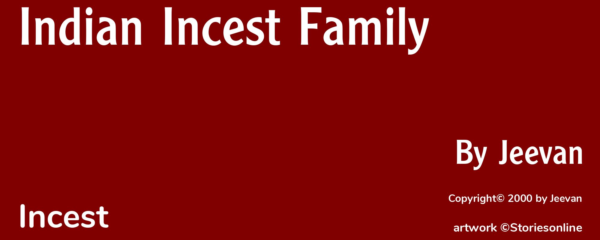 Indian Incest Family - Cover