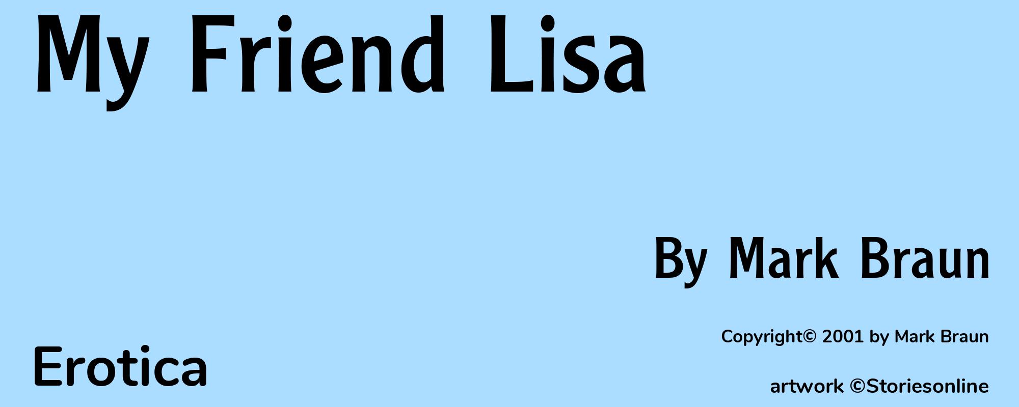 My Friend Lisa - Cover