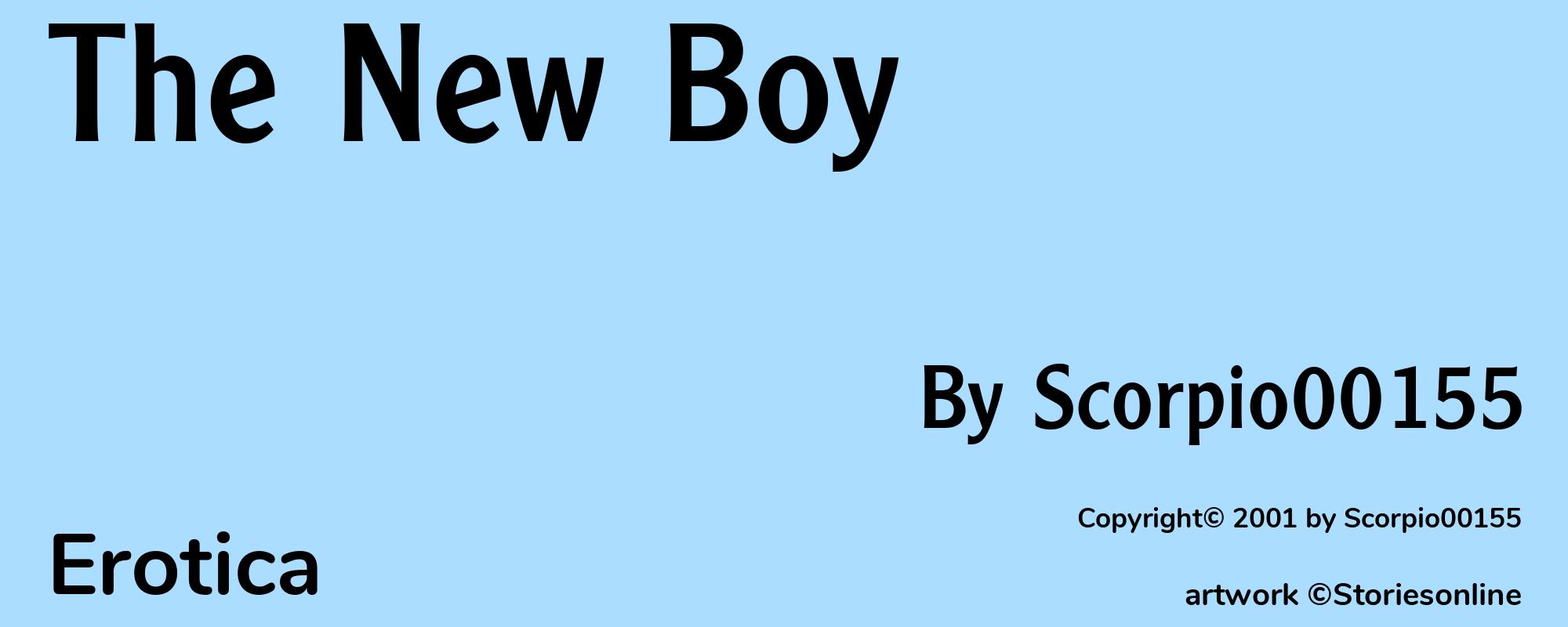 The New Boy - Cover