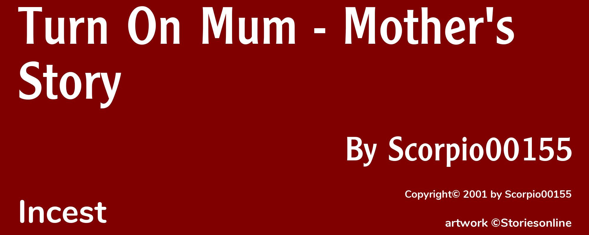Turn On Mum - Mother's Story - Cover