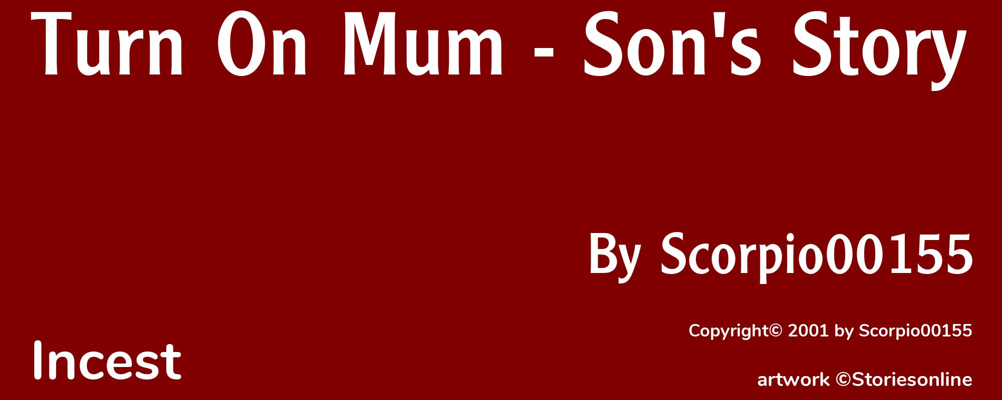 Turn On Mum - Son's Story - Cover