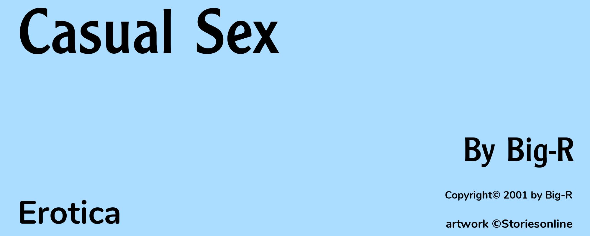 Casual Sex - Cover