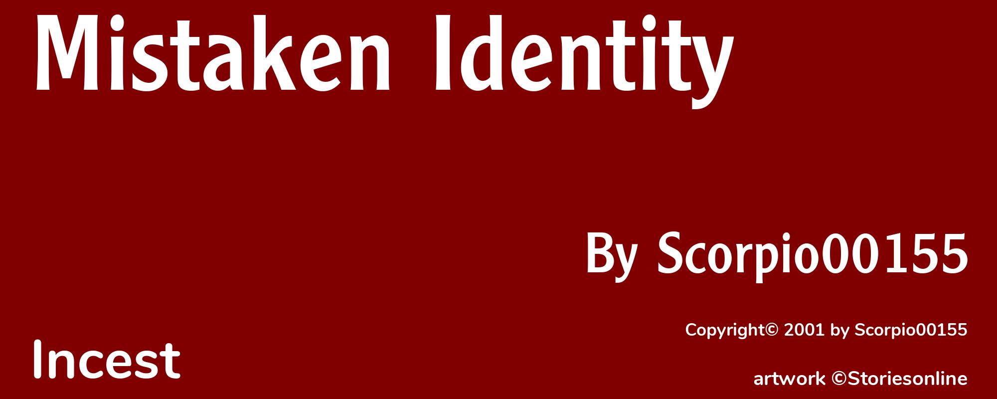 Mistaken Identity - Cover